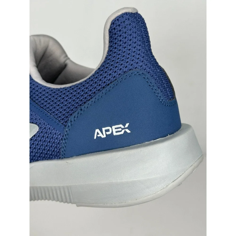 Apex P7300 Womens Blue Mesh Athletic Sneakers Walking Shoes Size 9 Med